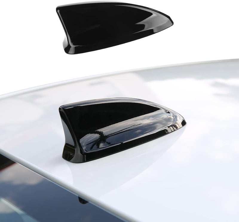 CKE Compatible with Honda Civic 2022-2026 for CR-V HR-V Accord 2023-2026 Accessories Car Shark Fin Antenna Topper Roof Aerial Cover Trim -Glossy Black - Image 1